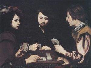 Les Joueurs De Cartes by Nicolas Regnier