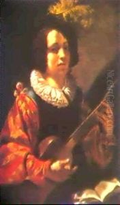A Young Man Playing The Guitar