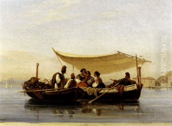 Pecheurs Dans Une Barque - view 1