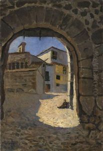 Toledo, 1882 (arco De Valmardon) by Dario de Regoyos y Valdes