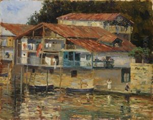 Casas Junto Al Rio, Pais Vasco