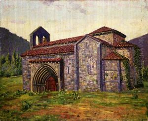 San Antolin De Bedon, Asturias by Dario de Regoyos y Valdes