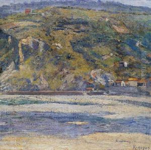 La Playa De Gros by Dario de Regoyos y Valdes