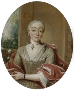 Portrait Einer Adeligen Dame