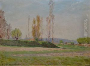 Paysage Aux Peupliers