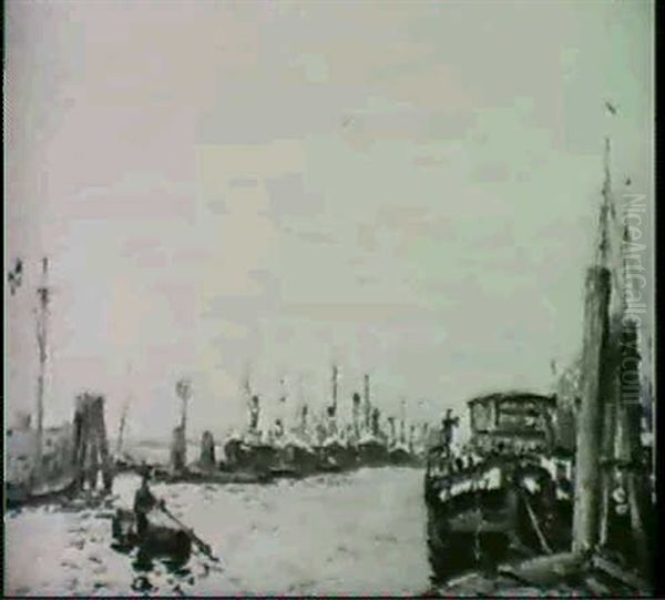 Harbor Scene, Hamburg - view 1