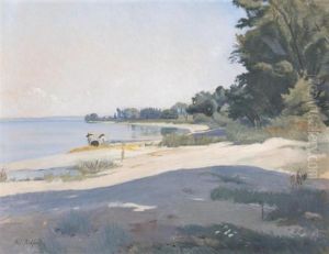 Paysage Lacustre by Alfred Rehfous