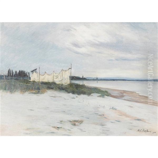 Sandstrand Mit Fischernetzen - view 1