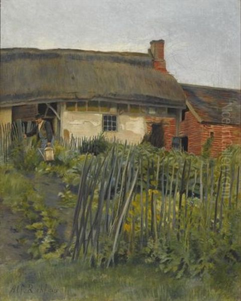 Gartenpartie Vor Einem Bauernhaus - view 1