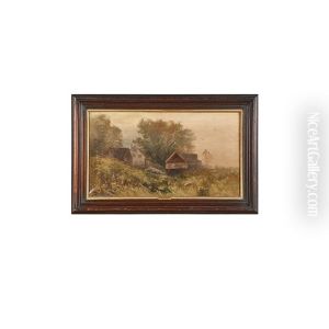 Untitled (farmhouse In Landscape) by Frank Knox Morton Rehn