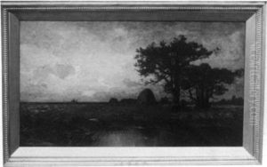 Farm Scene by Frank Knox Morton Rehn