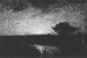 Marshes At Sunset by Frank Knox Morton Rehn