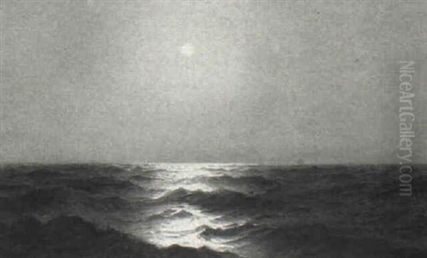Moonlit Seascape - view 1