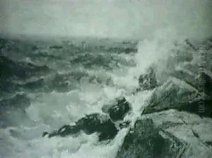 Spraying Surf by Frank Knox Morton Rehn