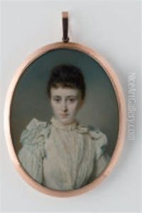 Frauenportrait by Guenther Friedrich Reibisch