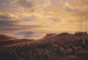 Summit House, Mount Washington by Ferdinand Reichardt