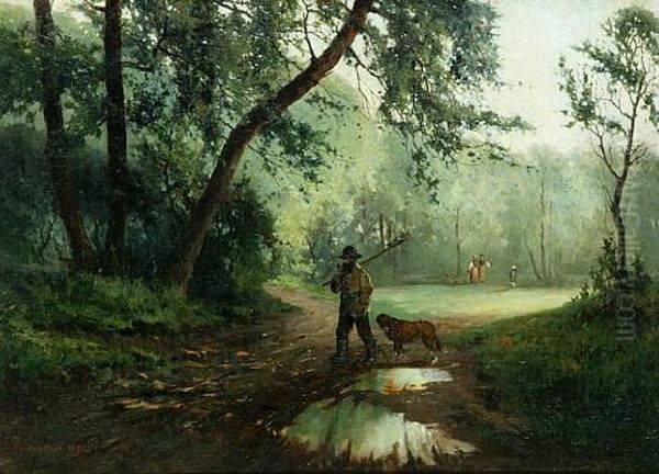 Landscape With Sportsman - view 1