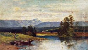Ostensee Mit Zugspitze