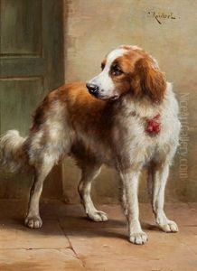 Stehender Hund