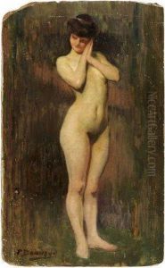 Femme Nue Songeuse by Pierre Bonnaud