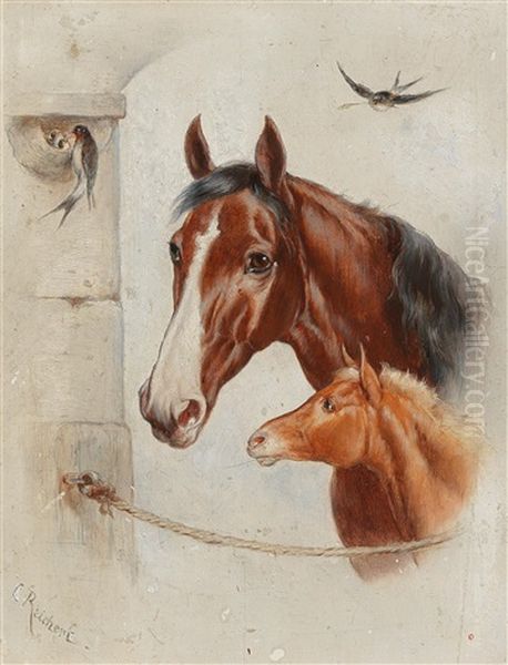 Idyllic Stable Scene - view 1