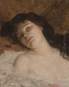 A Reclining Beauty by Pierre Bonnaud