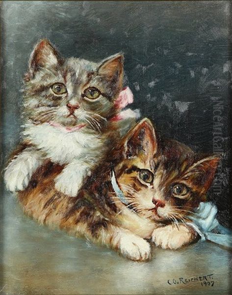 Two Kittens - view 1