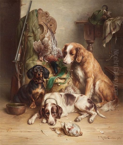 Three Dogs After The Hunt - view 1