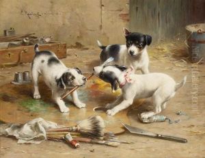 Der Malerstreit by Carl Reichert