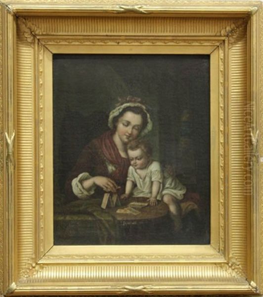 Mother And Child Stacking Cards - view 1