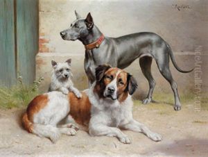 Drei Freunde by Carl Reichert