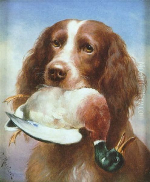Jagdhund Mit Beute - view 1