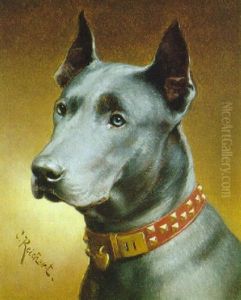 Portrait Einer Dogge