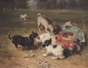 Fighting With The Kite by Carl Reichert