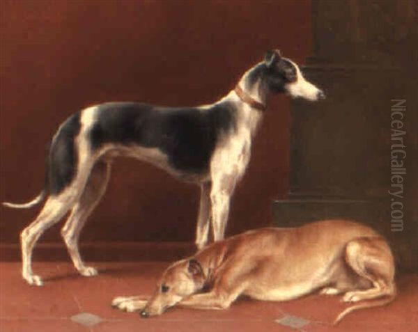 Zwei Windhunde - view 1