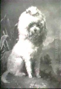 Poodle In The Andes by Carl Reichert