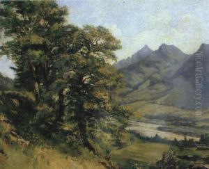 Alpenlandschaft Mit Geishirt