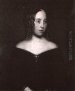 Portrait Of A Young Lady by George Friedrich Reichmann