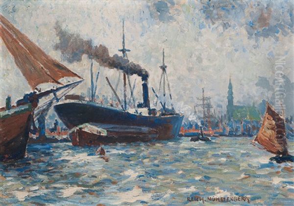 In The Port Of Hamburg - view 1