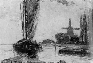 Hafeneinfahrt by Eugen Reich-Muensterberg