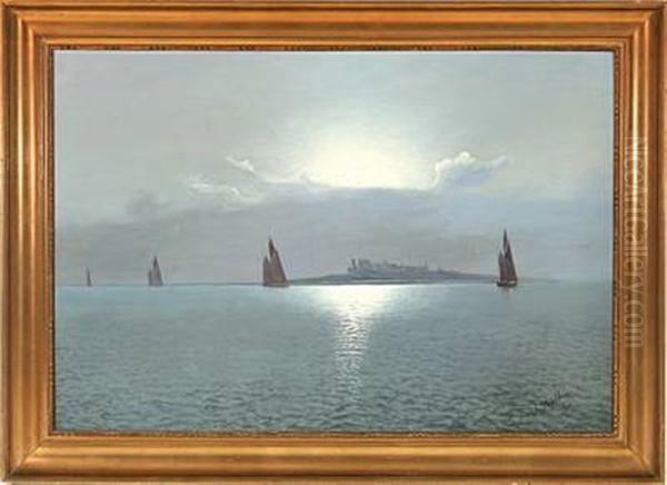 Mondaufgang. (kuste Flandern) - view 1
