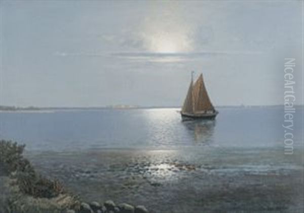 Seestuck Mit Segelboot - view 1