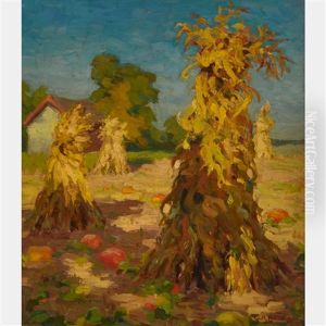 Haystacks by George Agnew Reid