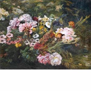 Garden In Bloom by Henri-Arthur Bonnefoy