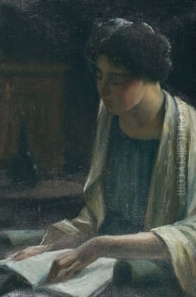 Girl Reading - view 1