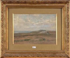 Cavalier En Bord De Mer by Henri-Arthur Bonnefoy