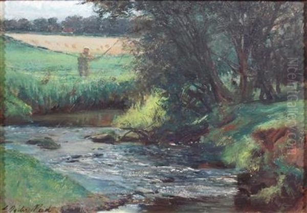 Casting On The River, Wales - view 1