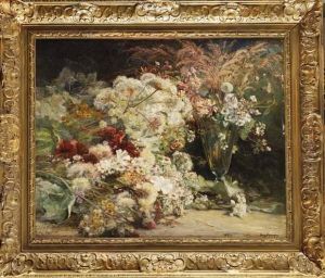 Gerbe De Fleurs by Henri-Arthur Bonnefoy