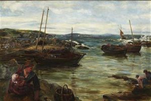Return Of The Fleet, Macduff by John Robertson Reid