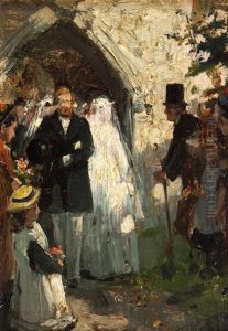 The Village Wedding by John Robertson Reid